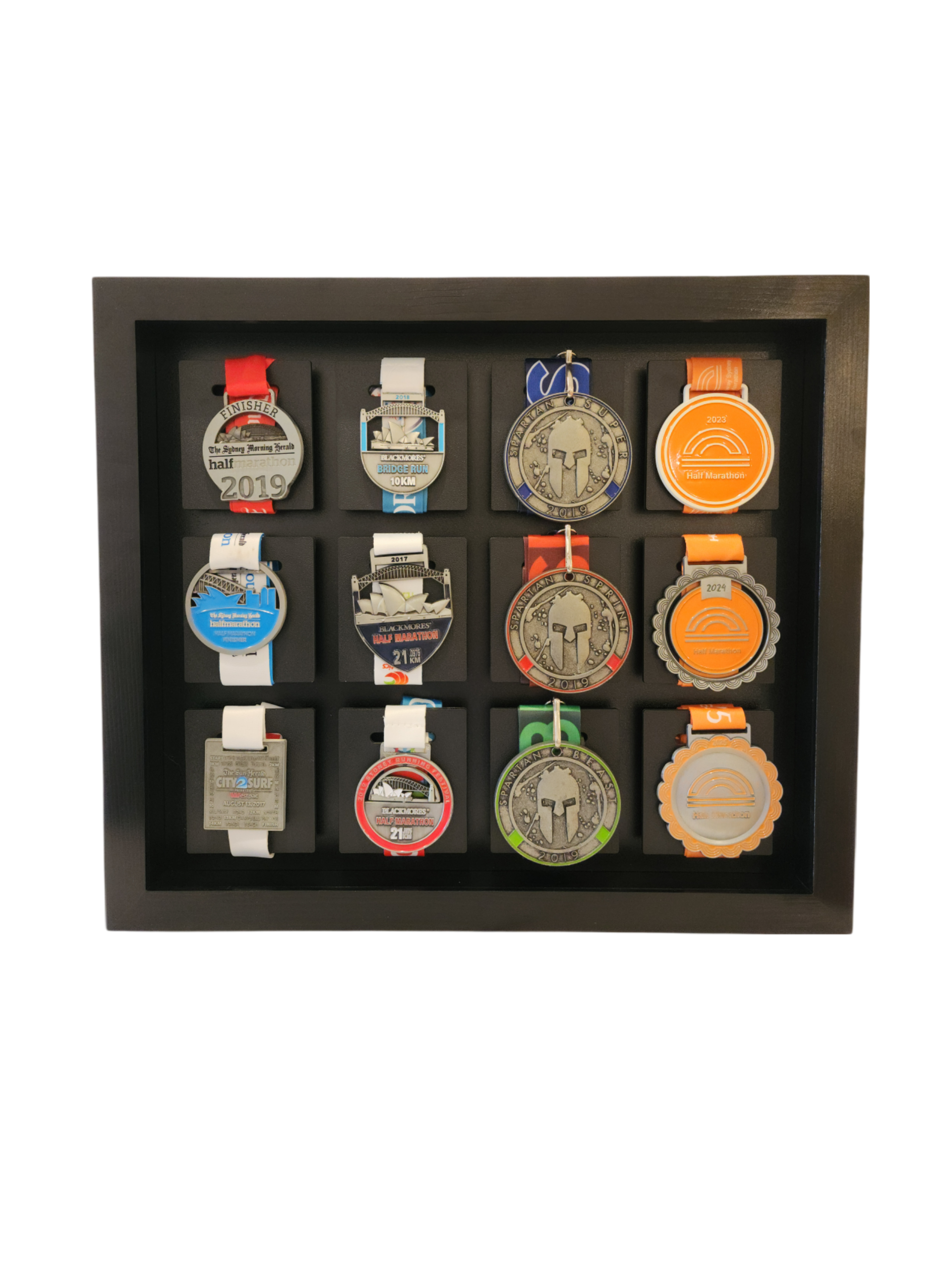 12 Medal Display Frame | Large Sports Medal Frame | Medal Frame Australia