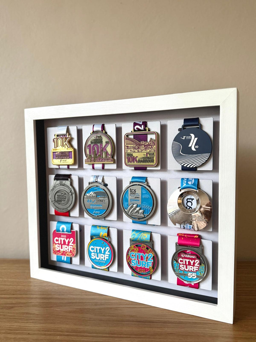 12 Medal Display Frame | Large Sports Medal Frame | Medal Frame Australia