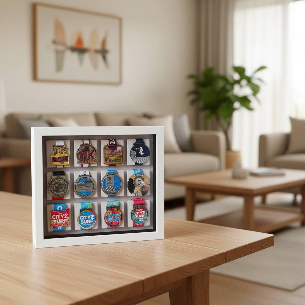 12 Medal Display Frame | Large Marathon Medal Frame | Medal Frame Australia