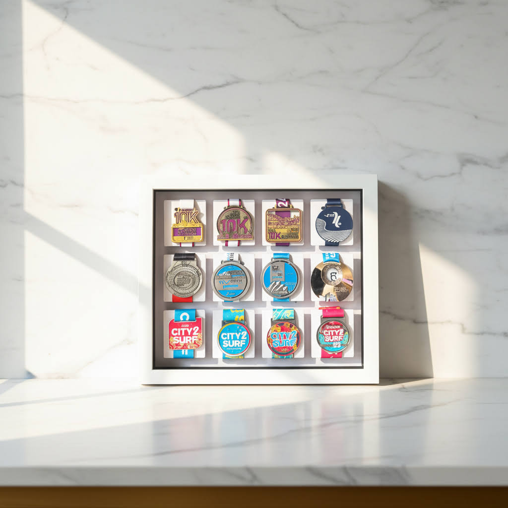 12 Medal Display Frame | Large Marathon Medal Frame | Medal Frame Australia