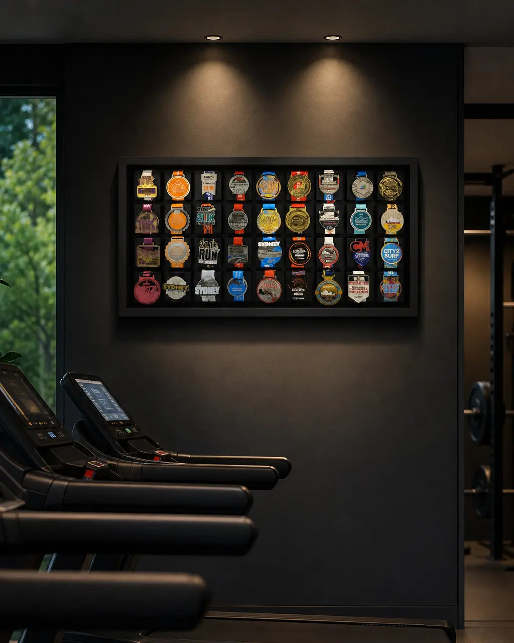 36 Medal Display Frame | Medal display frame for serious athletes - Medal Frame