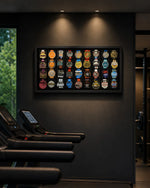 36 Medal Display Frame | Medal display frame for serious athletes - Medal Frame