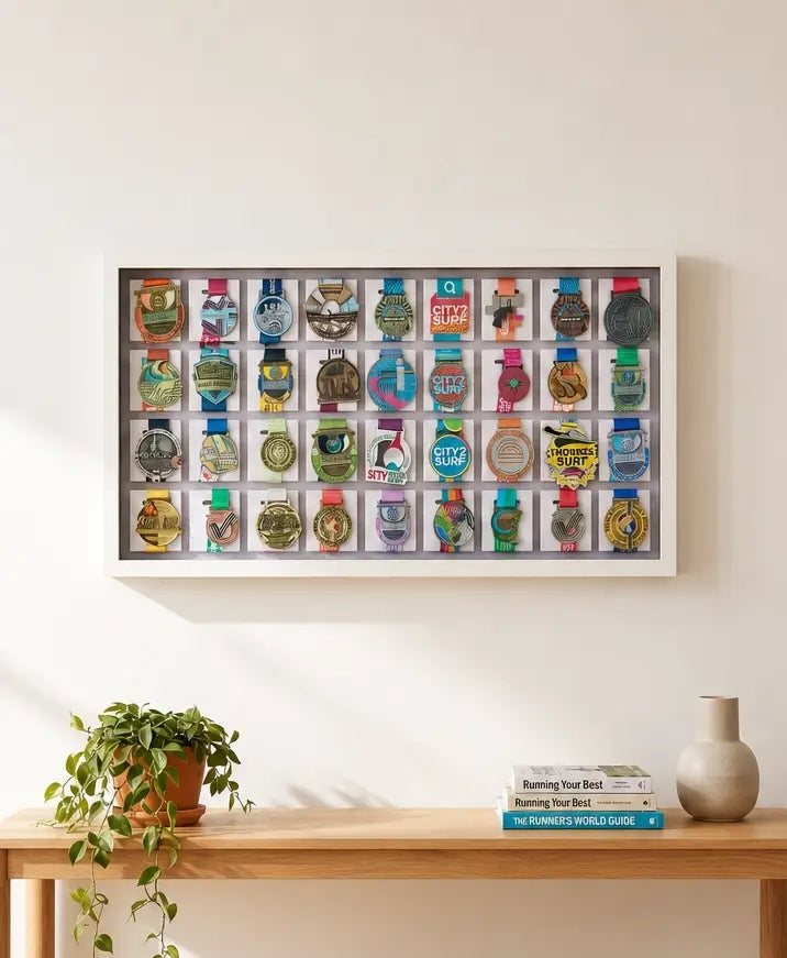 36 Medal Display Frame | Medal display frame for serious athletes - Medal Frame