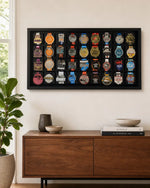 36 Medal Display Frame | Medal display frame for serious athletes - Medal Frame
