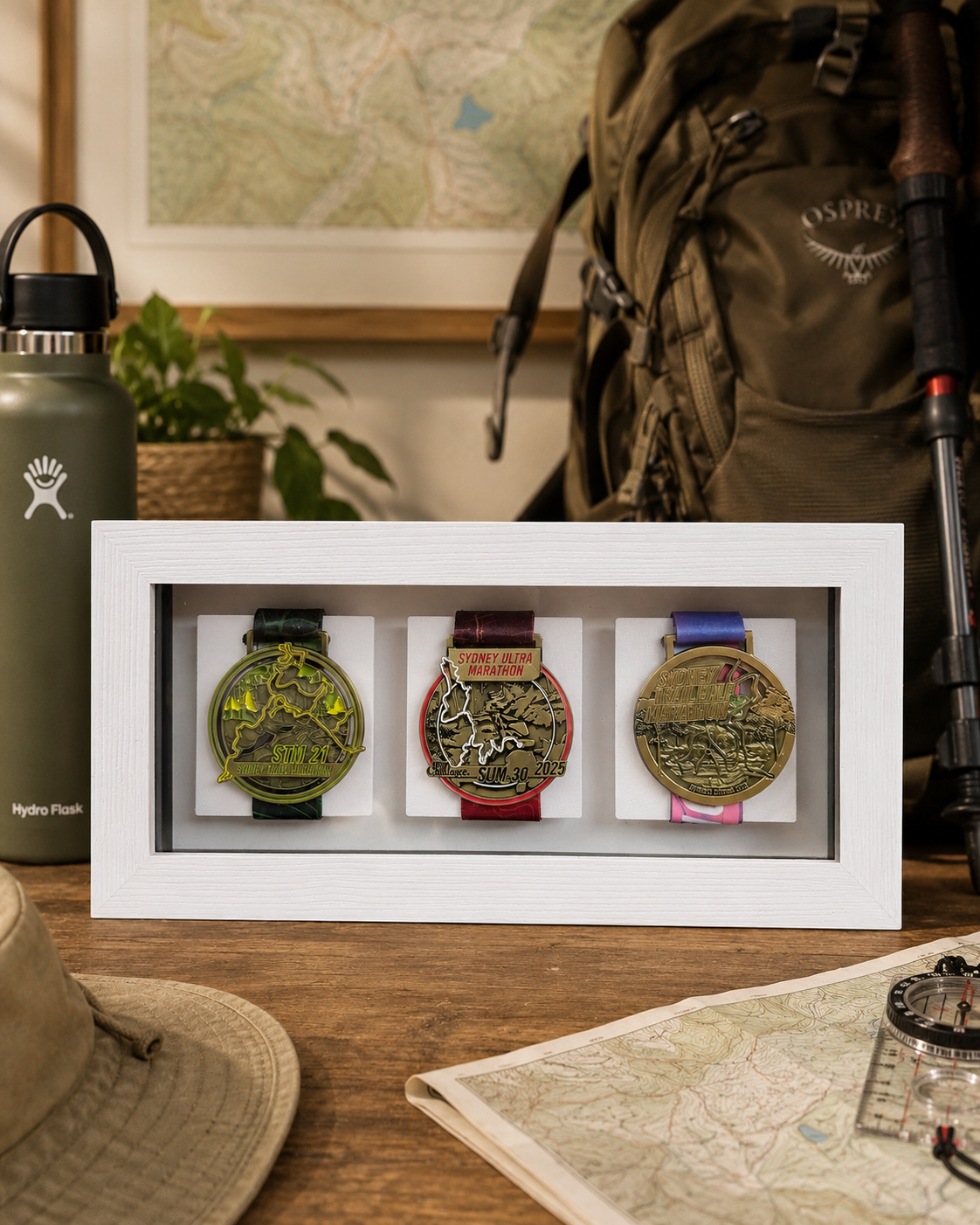 3x Medal Display Frame Medal Frame