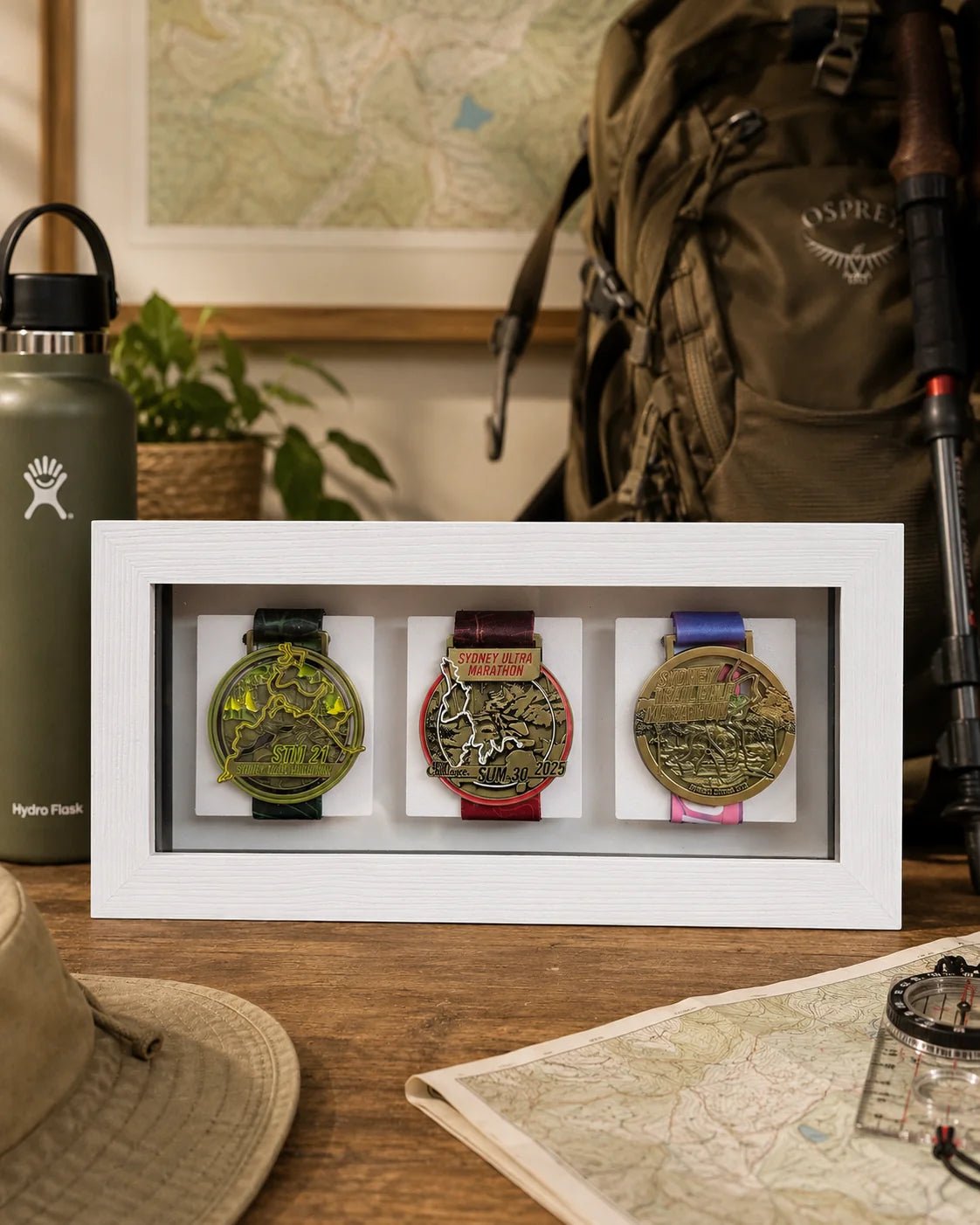 3x Medal Display Frame - Medal Frame