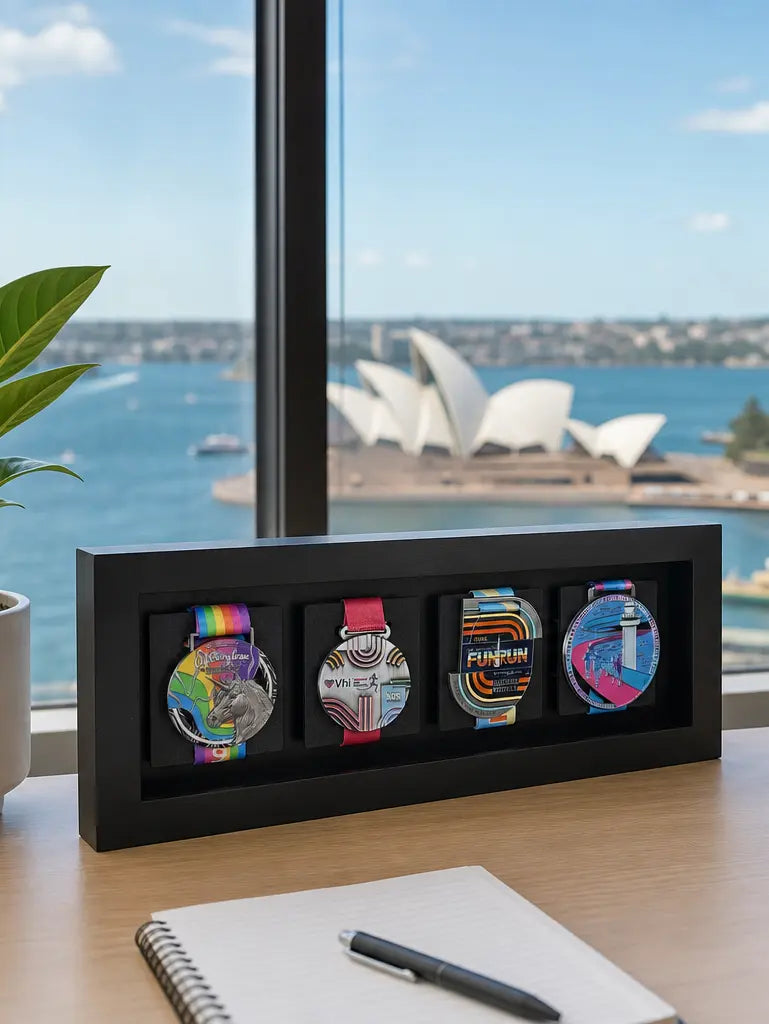 4 Medal Display Frame | Showcase Your Achievements - Medal Frame