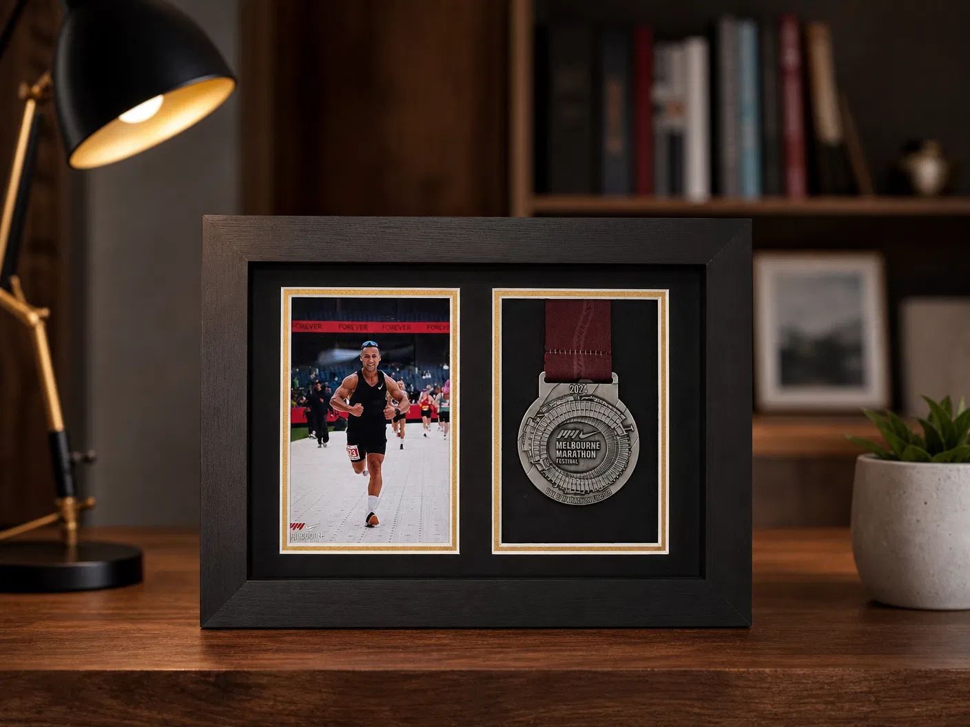 Medal Photo Frame | Celebrate Your First or Best Race Medal Frame