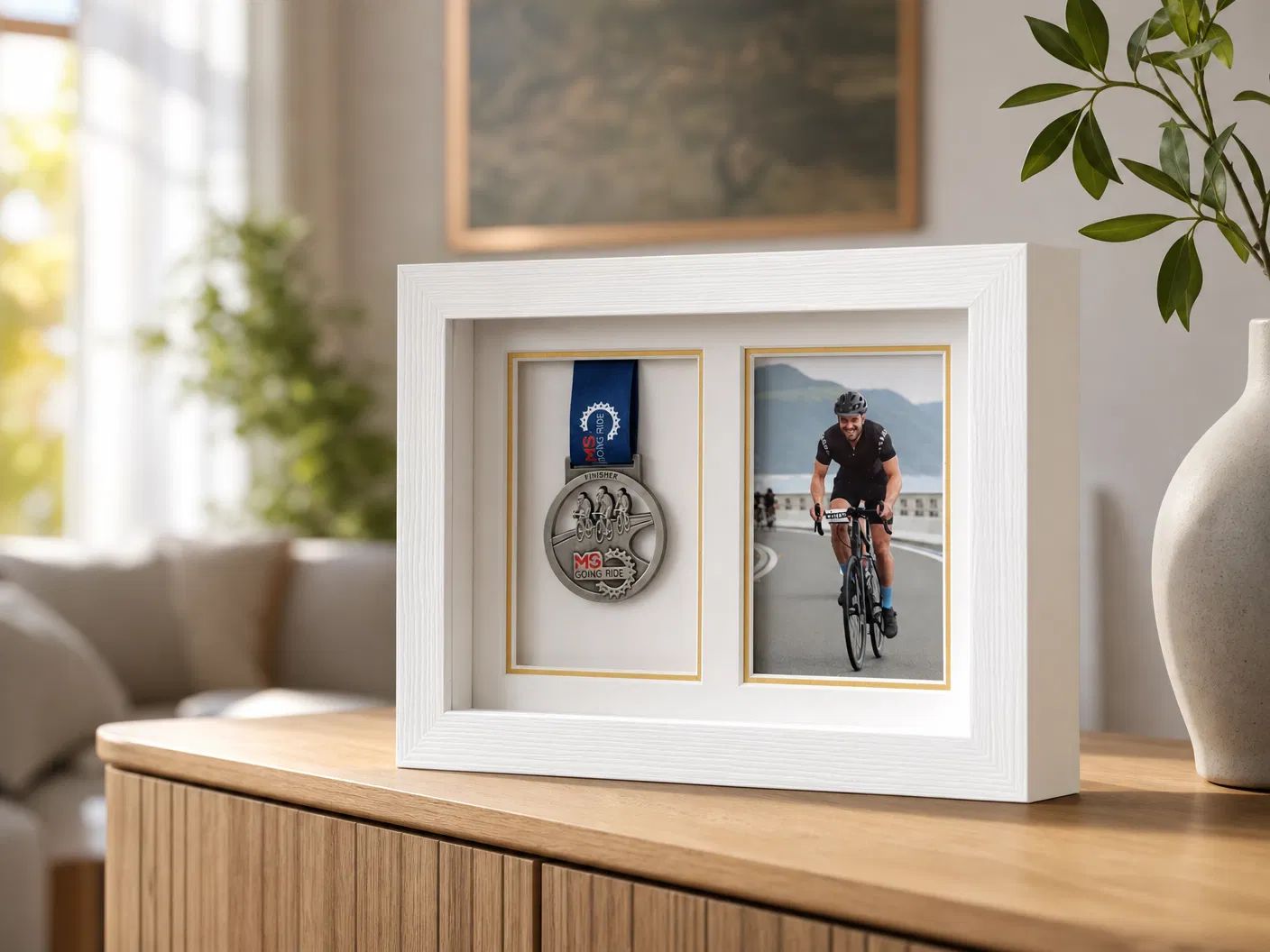 Medal Photo Frame | Celebrate Your First or Best Race Medal Frame