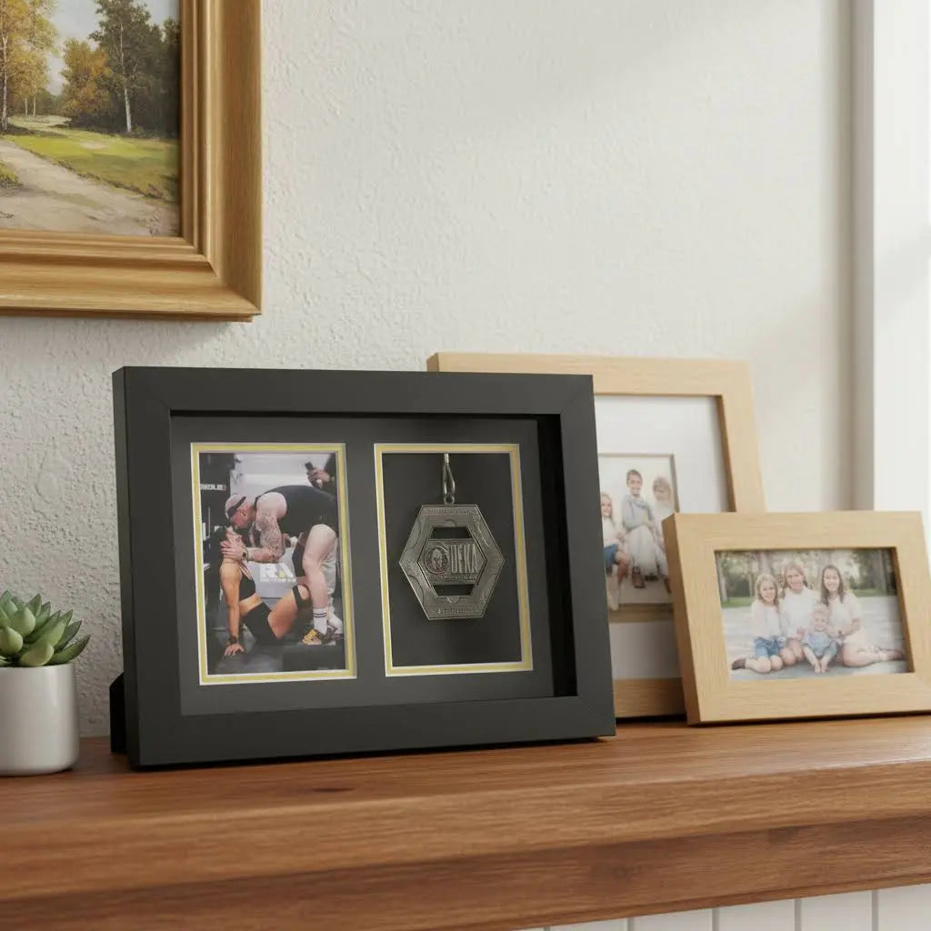 Medal & Photo Frame | Celebrate Your First or Best Race Medal Frame