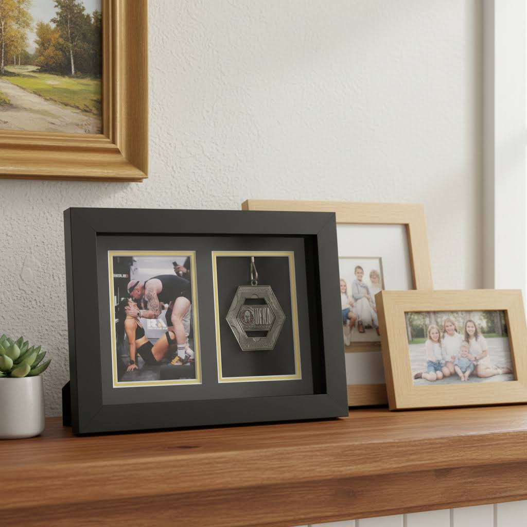 Medal & Photo Frame | Celebrate Your First or Best Race