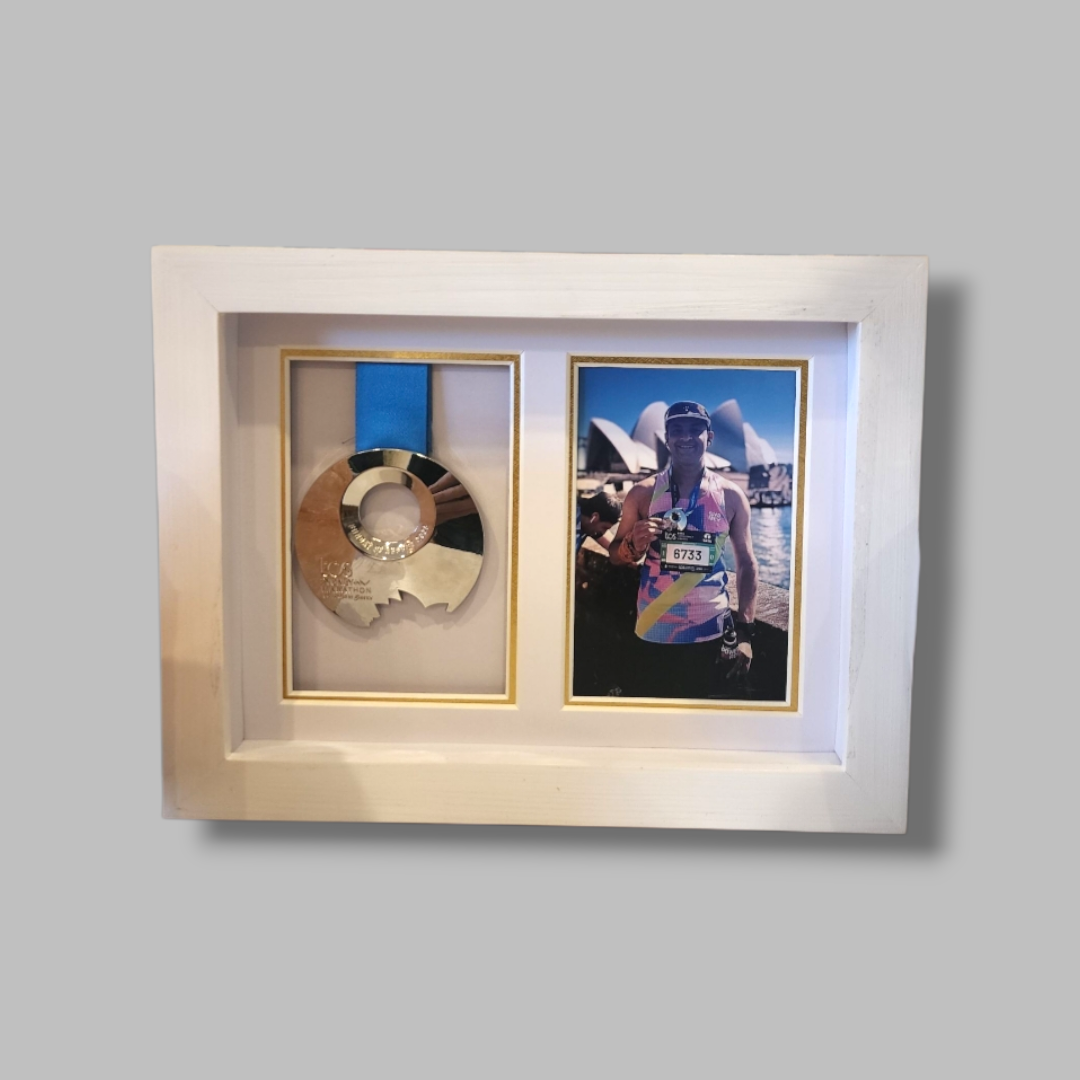Medal & Photo Frame | Celebrate Your First or Best Race