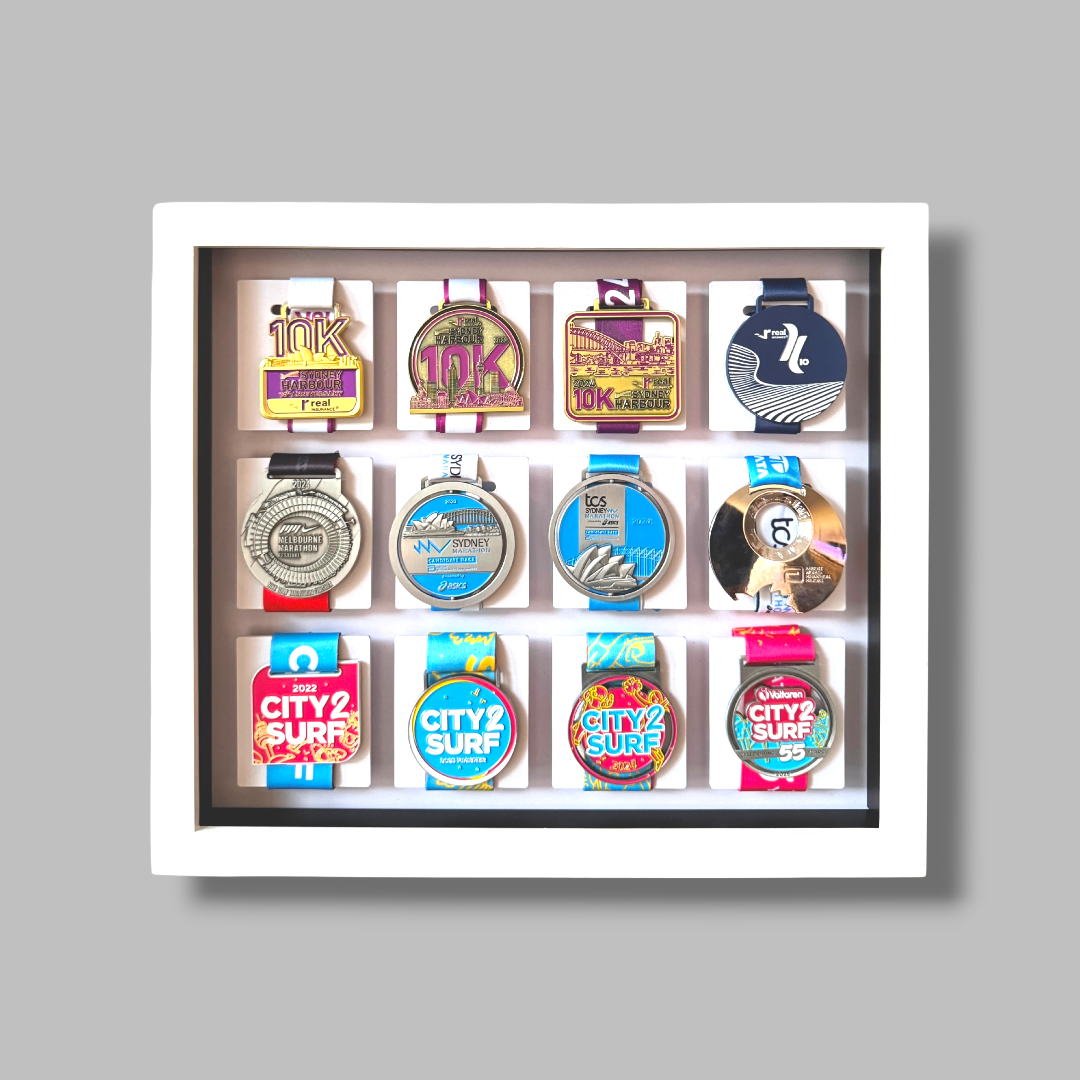 12 Medal Display Frame | Large Sports Medal Frame | Medal Frame Australia