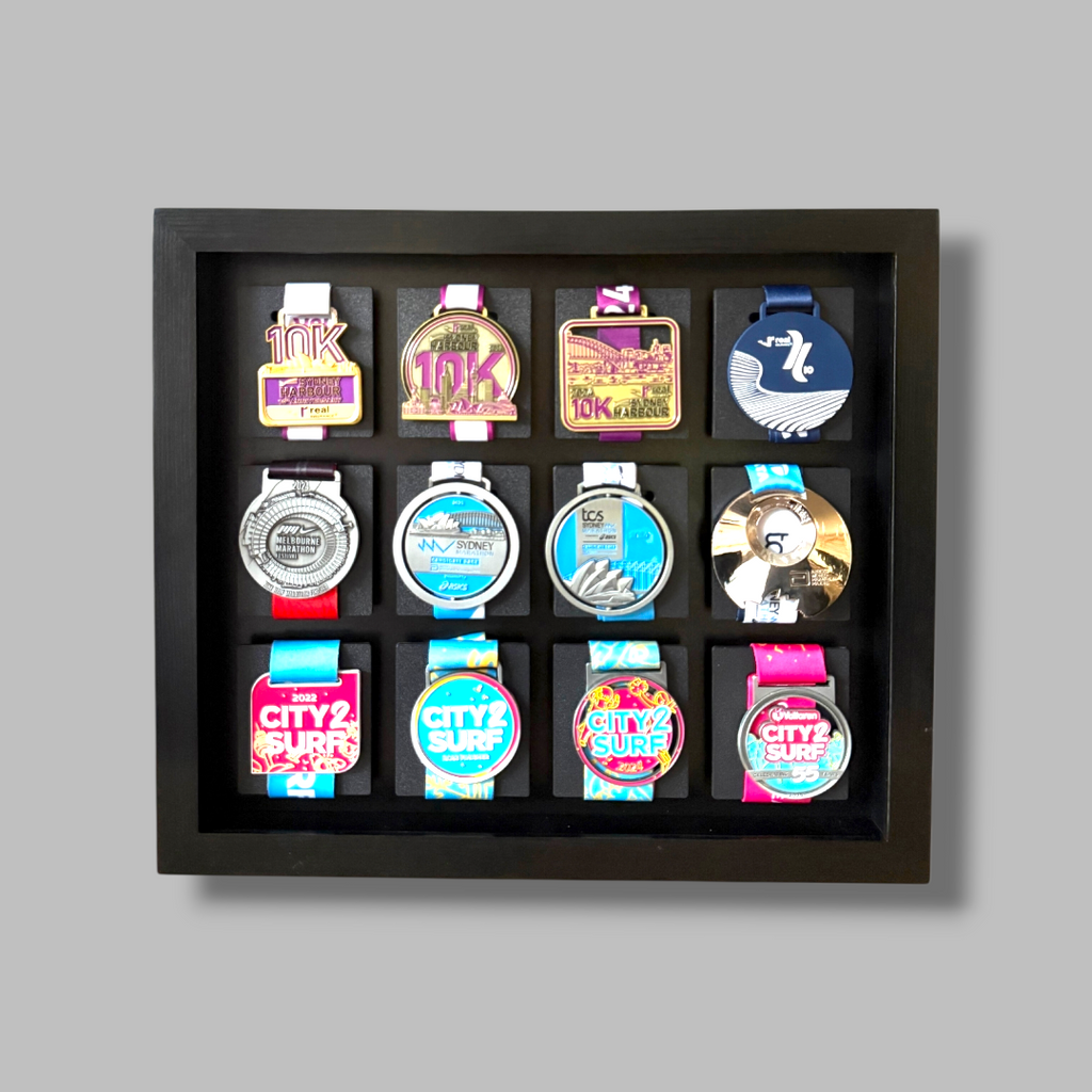 12 Medal Display Frame | Large Sports Medal Frame | Medal Frame Australia